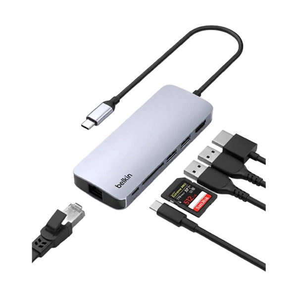 Belkin 100W USB CType 6 in 1 Multimedia Hub Adapter image 2