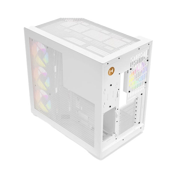 Hyte Y50 RGB Essential Aesthetic Snow White Gaming PC Cabinet image 6
