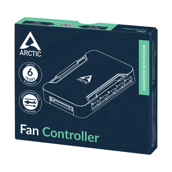 Arctic 10-Port Fan Black Controller With PWM Regulation image 4