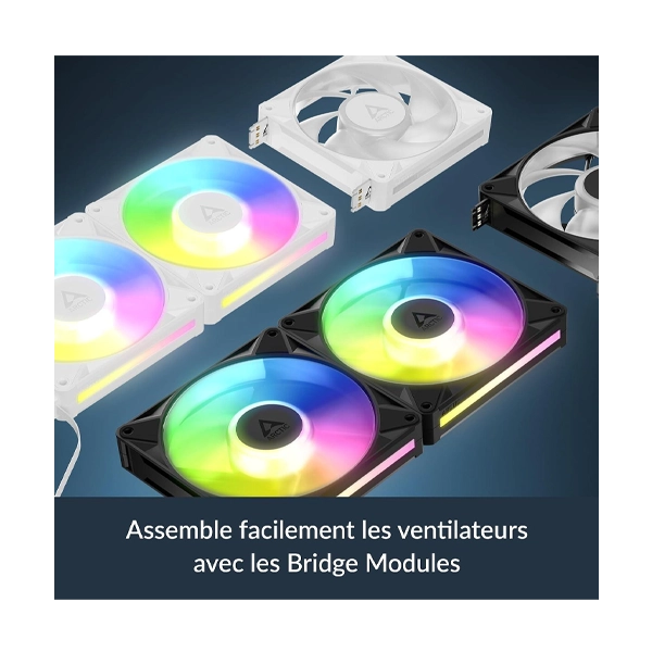 Arctic Bionix P14 A-RGB Black 3- Pack Case Fan image 2