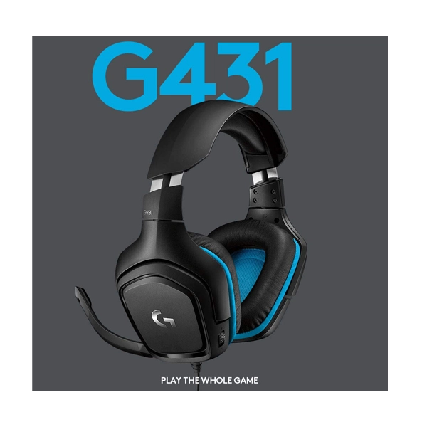 Logitech G431 7.1 Surround Black Gaming Headset image 2