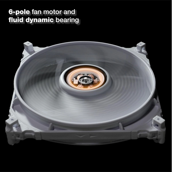 be quiet! Silent Wings 4 120mm PWM White Cooling Fan image 3