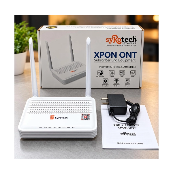 Syrotech SY-GPON-1110-WDONT Single Band ONT With Voice Wireless Router image 2