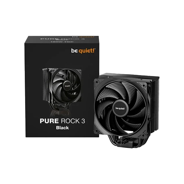 Be Quiet BK039 3 Black AMD and Intel Tower Power Connector Type 4 pin  Air CPU Cooler