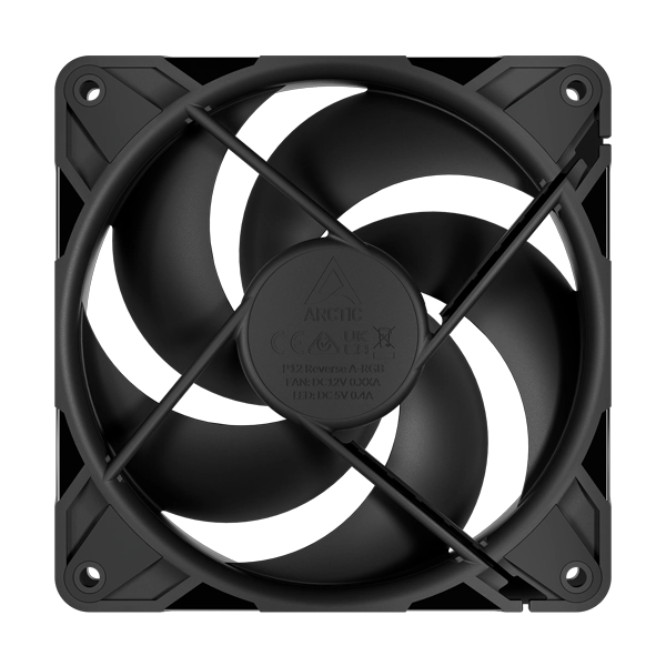 Arctic P12 Pro Reverse 120mm Cabinet Fan image 2