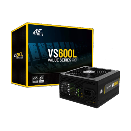 Ant Esports VS600L 600 Watt Value Series Power Supply
