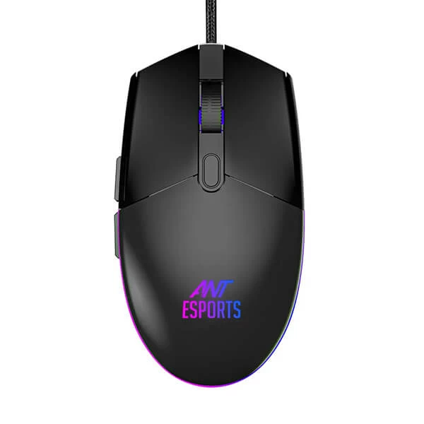 Ant Esports GM60 RGB Gaming Mouse Black (GM60)