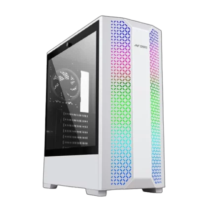 Ant Esports ICE-280TG White (E-ATX) Mid Tower Gaming Cabinet