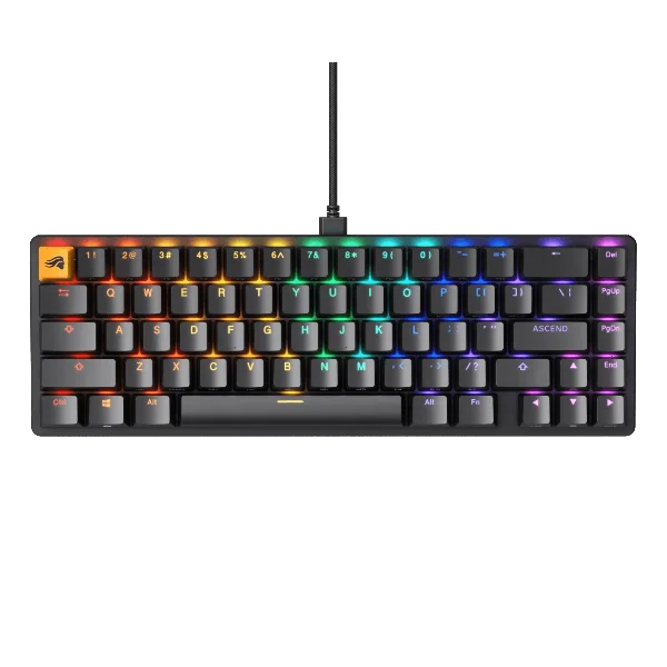 Glorious GMMK2 Black Mechanical Compact 65% Gaming Keyboard