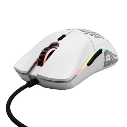 Glorious Model O Minus RGB Gaming Mouse Matte White (GOM White) Best gaming Mouse in Budget - TheITGear