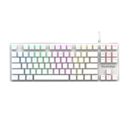 Cosmic Byte CB-GK-37 Firefly Mechanical Swappable Red Switches Keyboard White