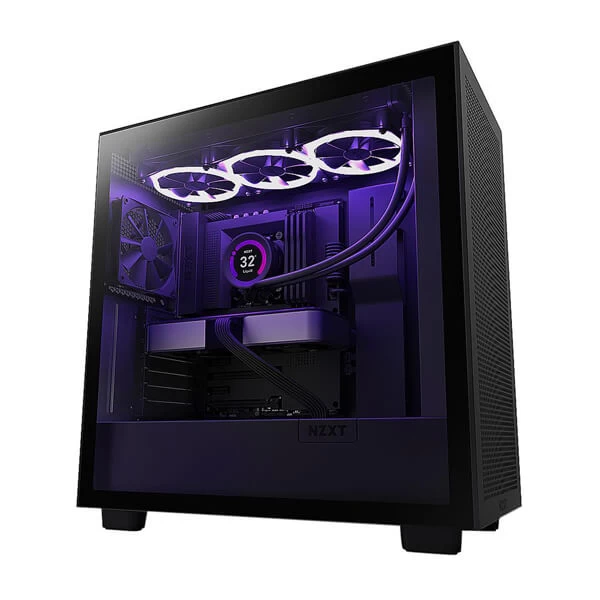 NZXT H7 Flow RGB Black Mid Tower Cabinet
