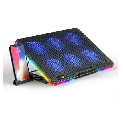 Cosmic Byte Hydroid RGB Cooling Pad with 6 Fans (TCBP03341)