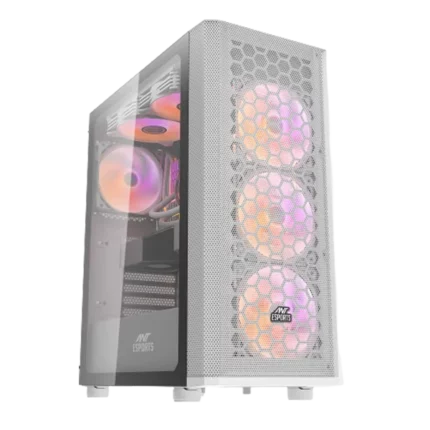 Ant Esports 250 Air White (ATX) Mid Tower Cabinet