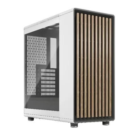 Fractal Design North Chalk White Clear TG (ATX) Mid Tower Cabinet