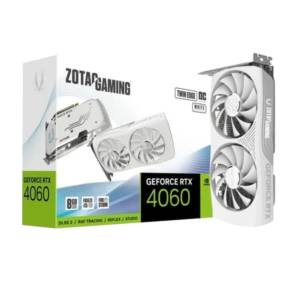 Zotac Gaming GeForce RTX 4060 8GB Twin Edge OC White Edition Graphics Card