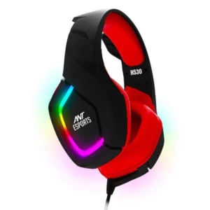 Ant Esports H530 Multi-Platform Pro LED Gaming Headset RGB Black Red (H530-RGB-RED) best price in India - theitgear.com