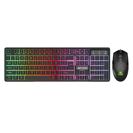 Ant Esports KM1650 Pro Gaming Keyboard And Mouse Combo Black