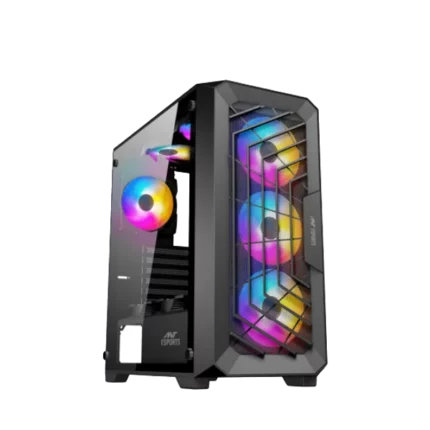 Ant Esports SX5 A-RGB (ATX) Black Mid Tower Cabinet