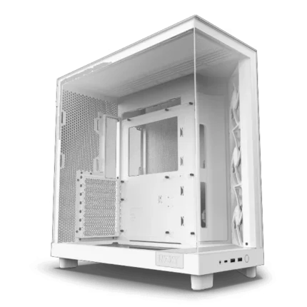 NZXT H6 Flow Matte White Mid Tower Cabinet
