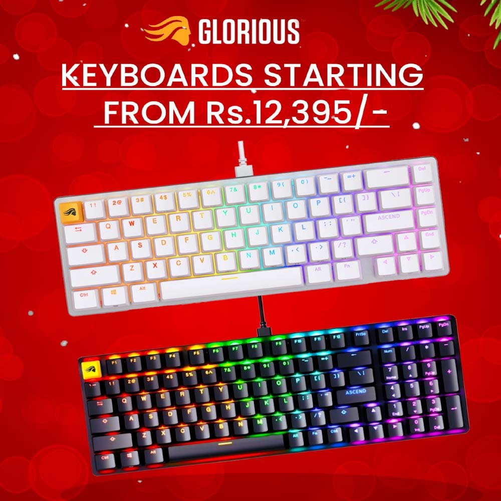 glorious keyboard christmas offer in lowest price in India at theitgear