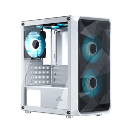 Ant Esports ICE-100 Air Mini White (M-ATX) Mini Tower Cabinet