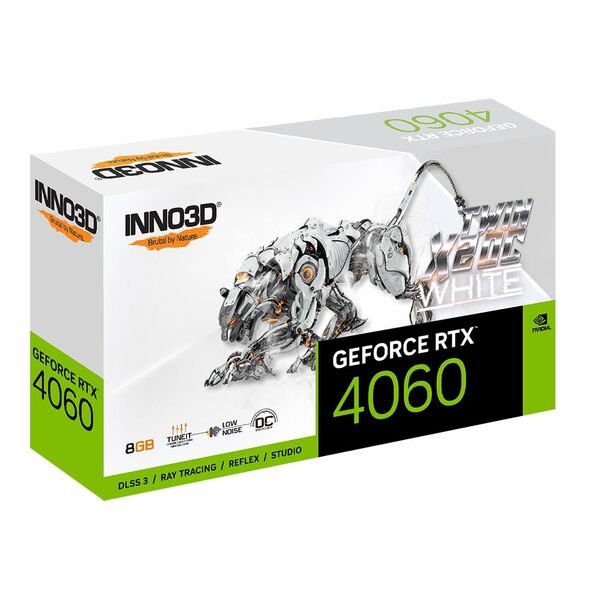 Inno3d RTX 4060 Twin X2 OC White 8GB Best Graphics Card