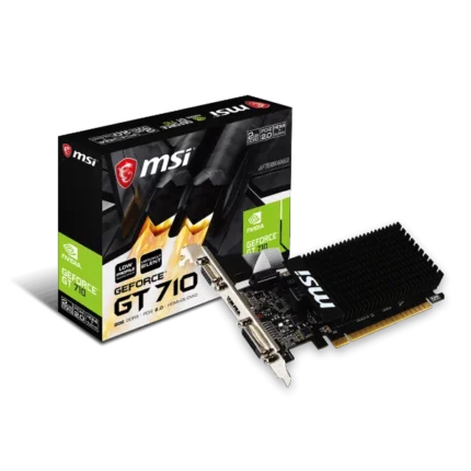 MSI NVIDIA GeForce GT 710 2GB DDR3 Graphics Card