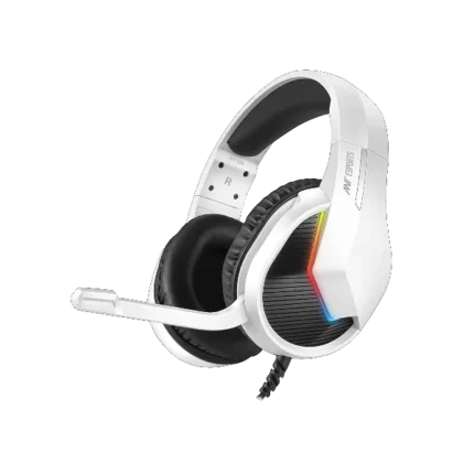 Ant Esports H1100 Pro RGB White Wired Over-Ear Gaming Headset