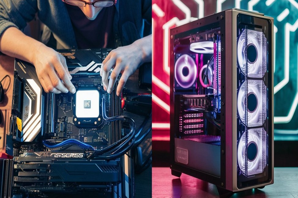 Building a custom PC: Explore high-performance components like CPU, GPU, RAM for a powerful and personalized machine.