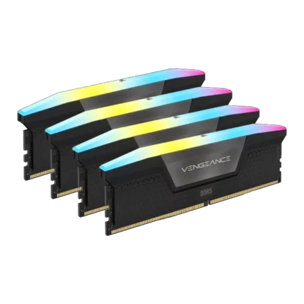 Corsair Vengeance RGB 192GB 4x48GB 5200MHz DDR5 Desktop RAM - Black