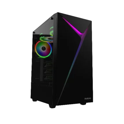 Gamdias Argus E4 RGB Mid Tower Gaming Cabinet - Black