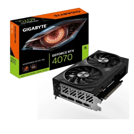 Gigabyte GeForce RTX 4070 Windforce 2X OC 12GB GDDR6X Graphics Card