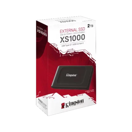 Kingston XS1000 2TB USB-A 3.2 Gen 2 External SSD