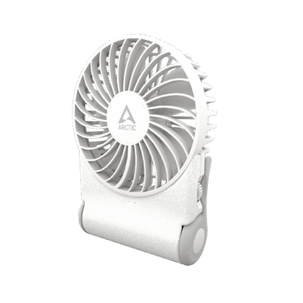 Arctic Summair 2Go Handheld Rechargeable White Fan with Stand