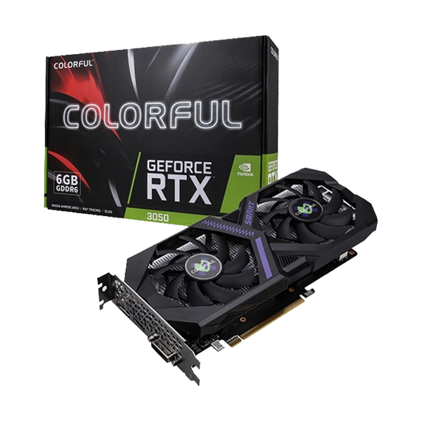Colorful GeForce RTX 3050 NB DUO 6GB V2-V Graphics Card Colorful GeForce RTX 3050 NB DUO 6GB V2-V Graphics Card