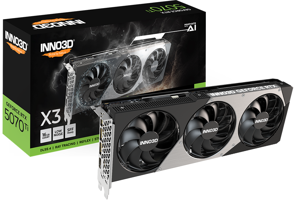 INNO3D RTX 5070 Ti X3 OC 16GB Graphics Card INNO3D RTX 5070 Ti X3 OC 16GB Graphics Card