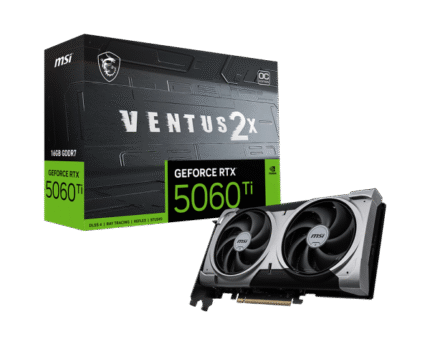 MSI RTX 5060 Ti Ventus 2X OC Plus 16GB GDDR7 Graphics Card