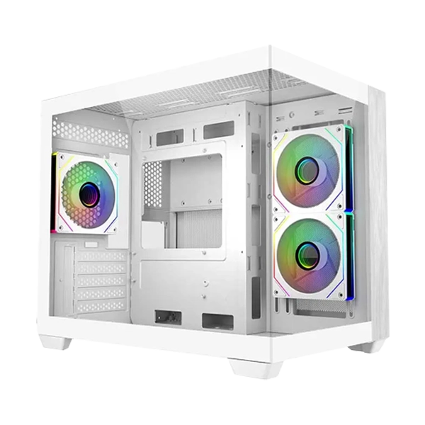 Cooler Master Elite 481 Wood White ARGB Mini Tower Case Cooler Master Elite 481 Wood White ARGB Mini Tower Case