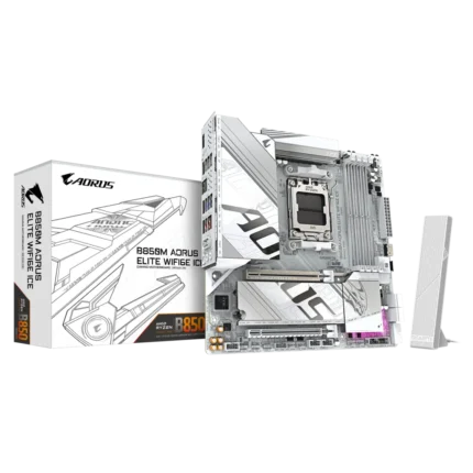 Gigabyte B850M Aorus Elite WiFi6E Ice DDR5 Motherboard