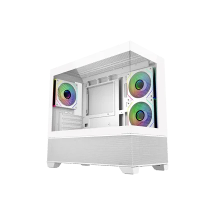 Cooler Master Elite 490 White ARGB Mini Tower Case