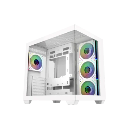 Cooler Master Elite 681 White ARGB Mid Tower Case