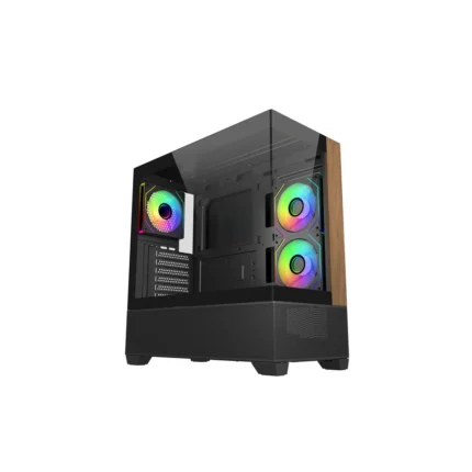 Cooler Master Elite 690 Wood ARGB Mid Tower Case
