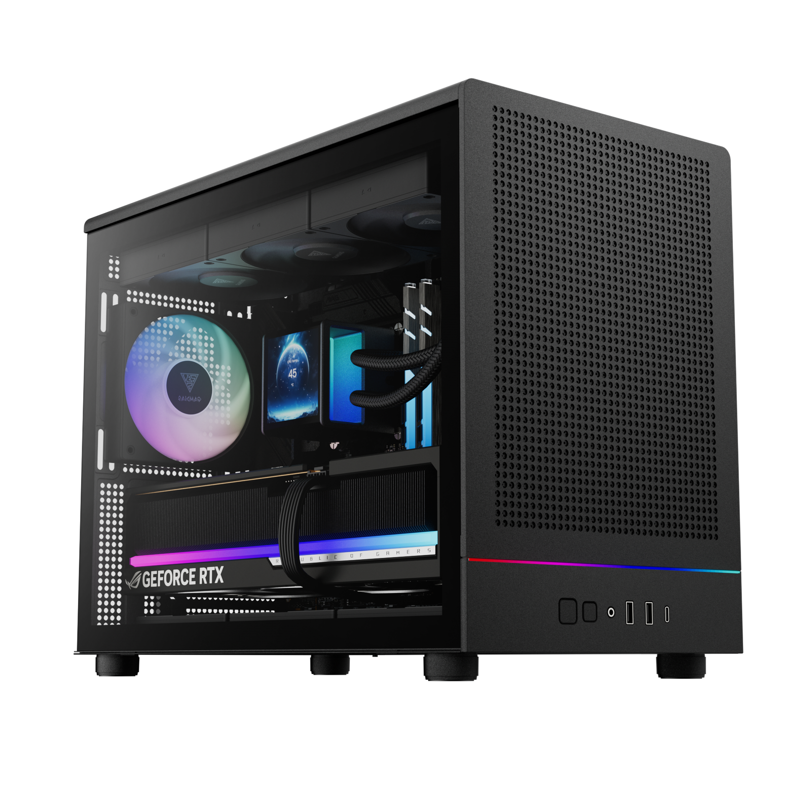 Gamdias ATHENA M4M Micro-ATX Mid Tower Cabinet Gamdias ATHENA M4M Micro-ATX Mid Tower Cabinet