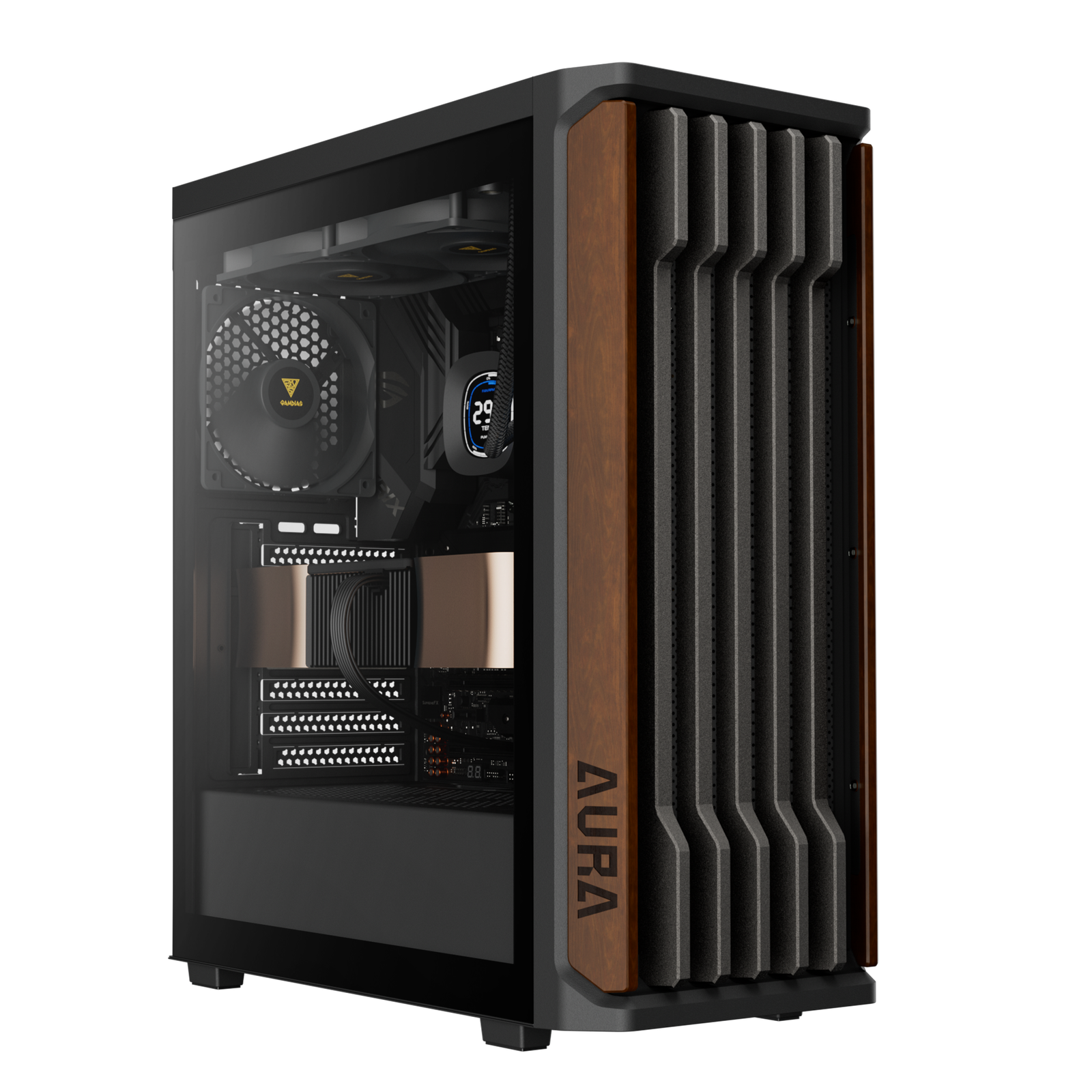 Gamdias AURA GC11 WOOD Mid-Tower Cabinet Gamdias AURA GC11 WOOD Mid-Tower Cabinet