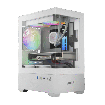 Gamdias Aura GC9M White ARGB Mini Tower Cabinet